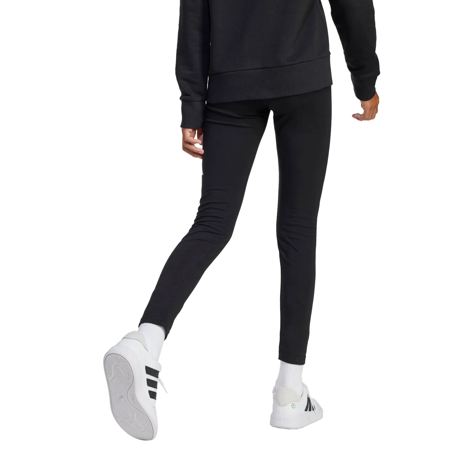Детские спортивные леггинсы Adidas, черный — фото 3