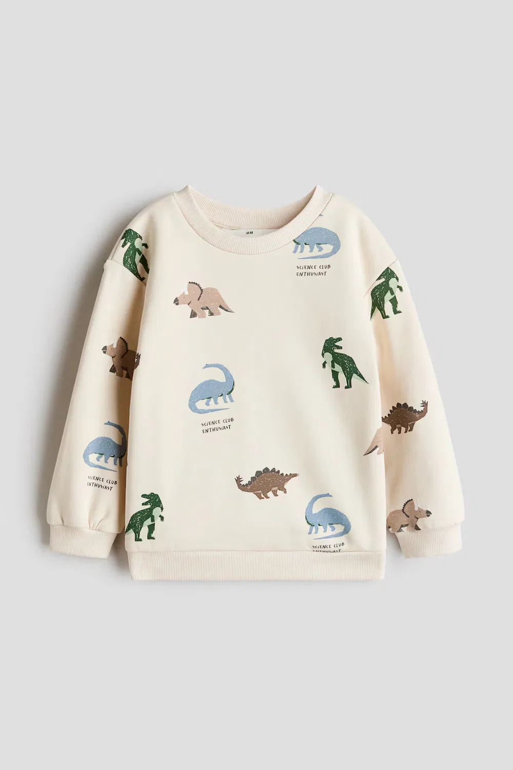 Толстовка с принтом и мягкой внутренней стороной H&M, Hellbeige/Dinosaurier