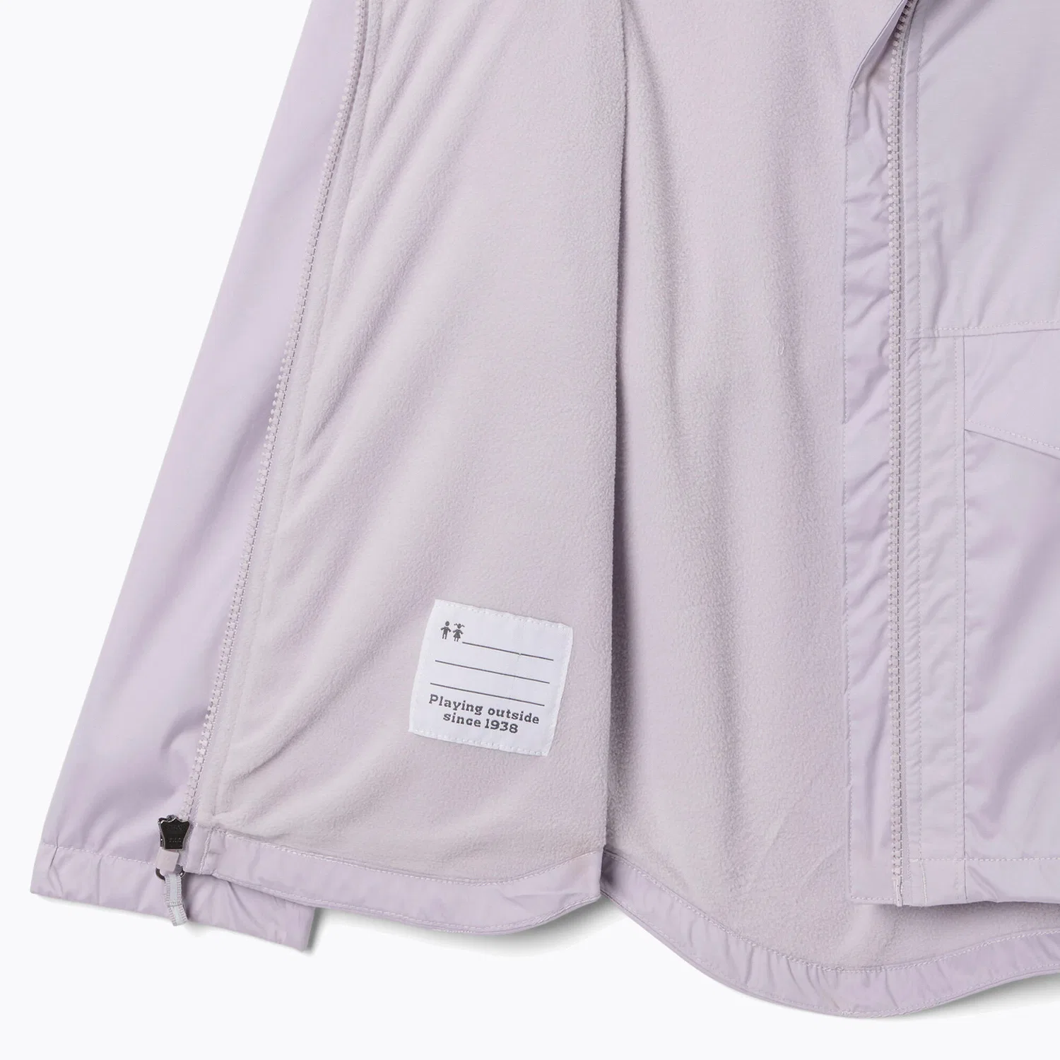 Детская дождевая куртка Rainy Trails II Fleece Columbia, Violett — фото 3