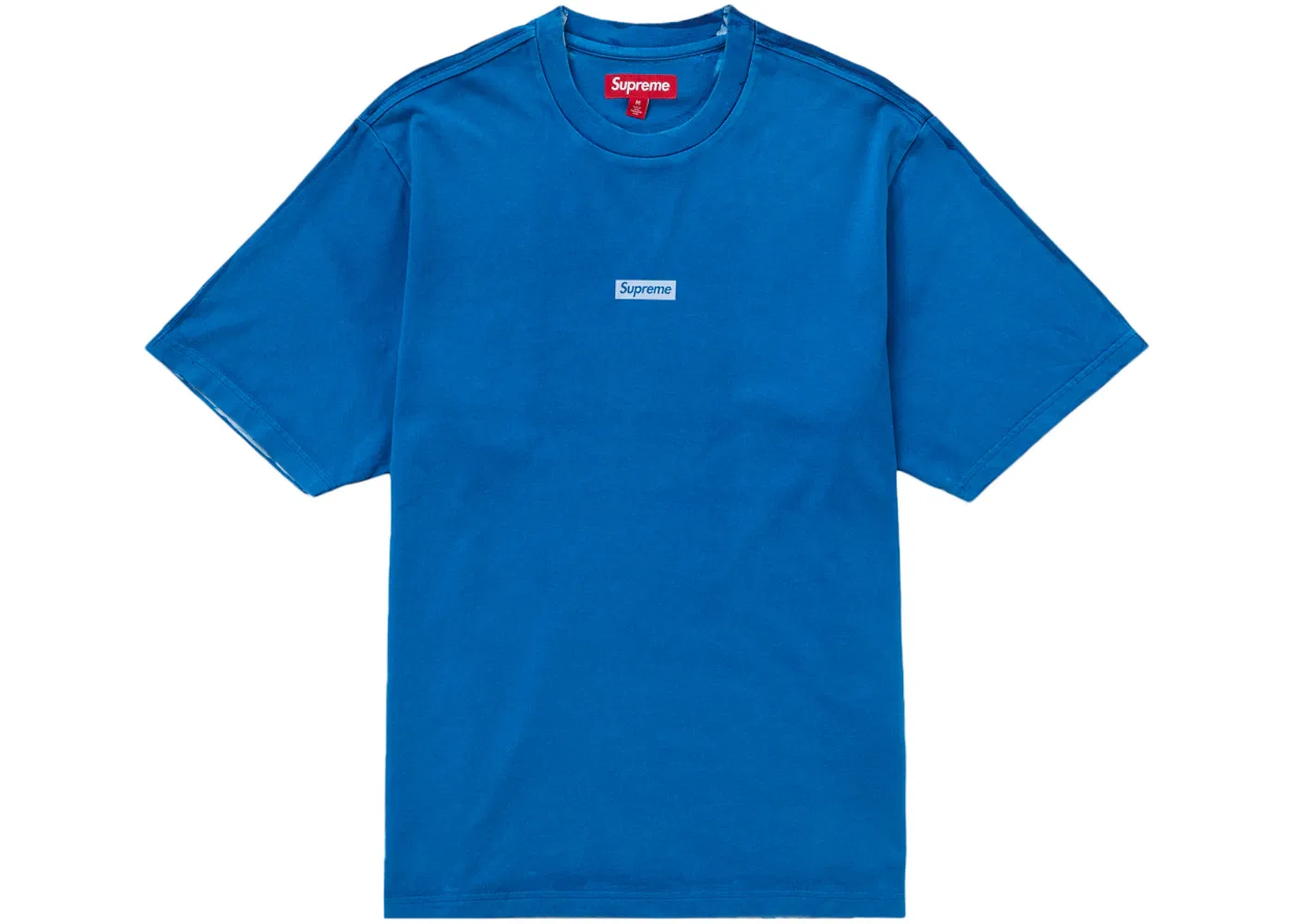 Мужская футболка с принтом Supreme Overprint Small Box S/S Top Blue, Blue