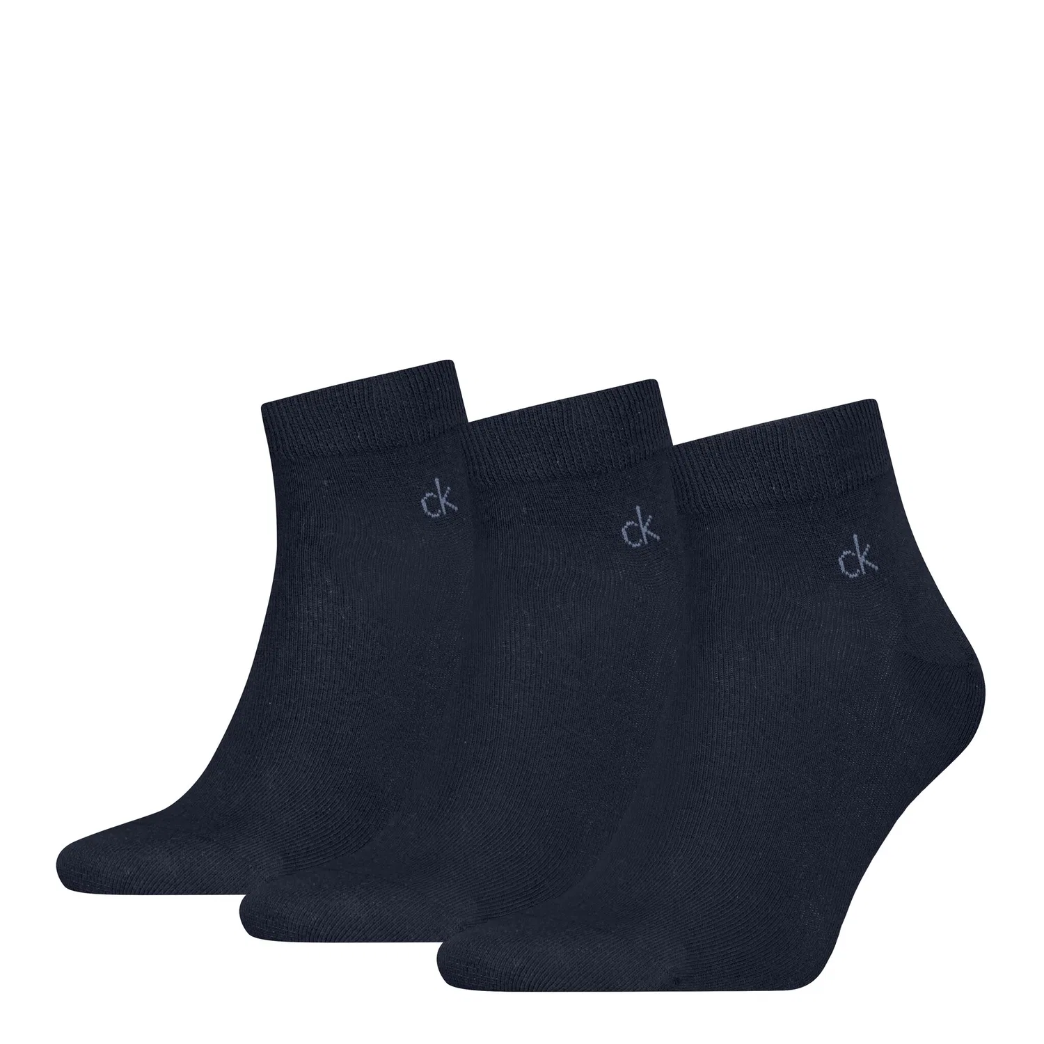 Мужские короткие носки-квартеры с кашемиром Calvin Klein, Navy