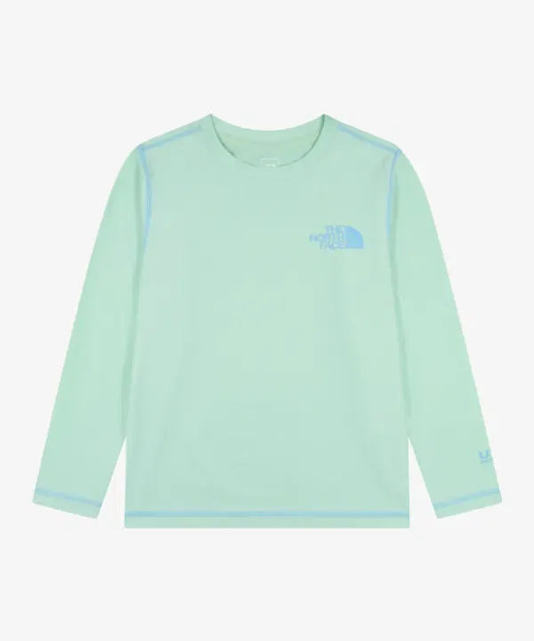 Футболка с длинным рукавом серфинг, nt7ts03t_igr, The North Face Kids, не указан