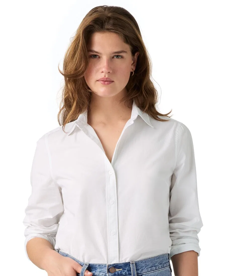 Женская рубашка с длинным рукавом Carlile Classic Poplin Levi's, Bright White