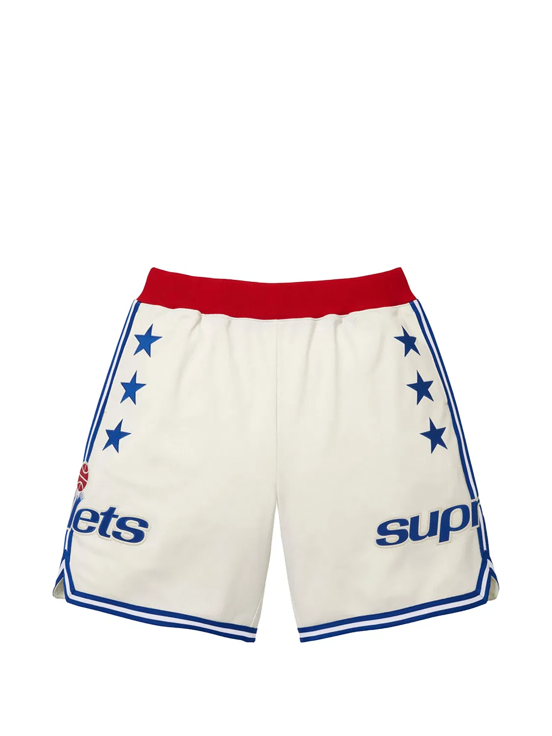 Шорты Teams с принтом из коллаборации с Mitchell & Ness Supreme, нейтральные цвета