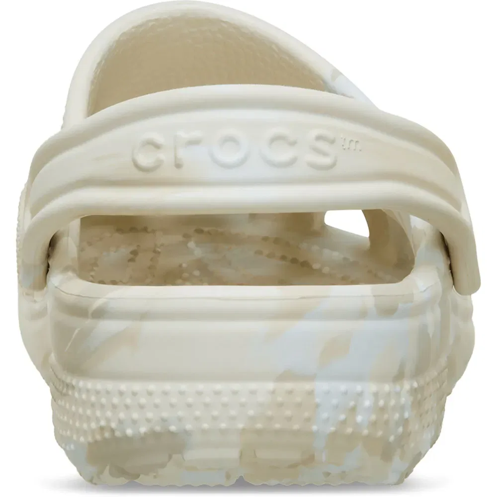 Сабо Classic Marbled Crocs, бежевый — фото 4
