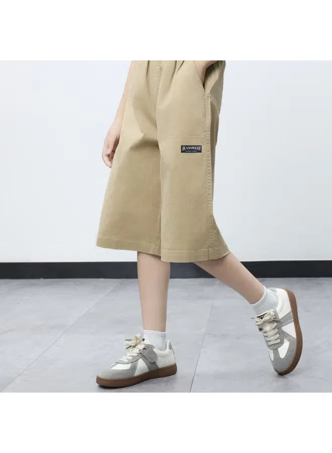 Шорты свободного кроя для мальчиков, Jeanswest, хаки — фото 2