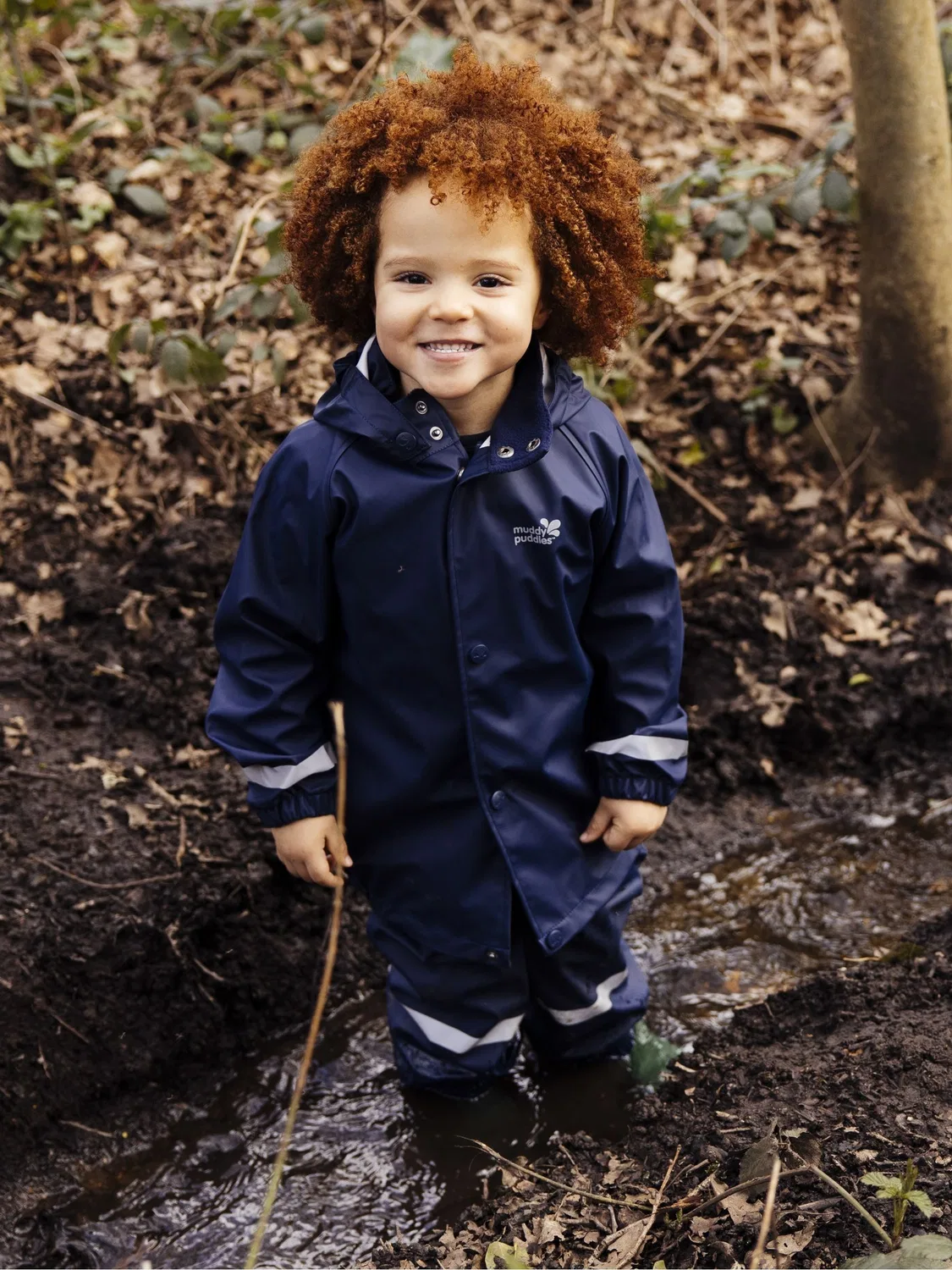 Куртка дождевая Rainy Day Muddy Puddles, темно-синий — фото 2