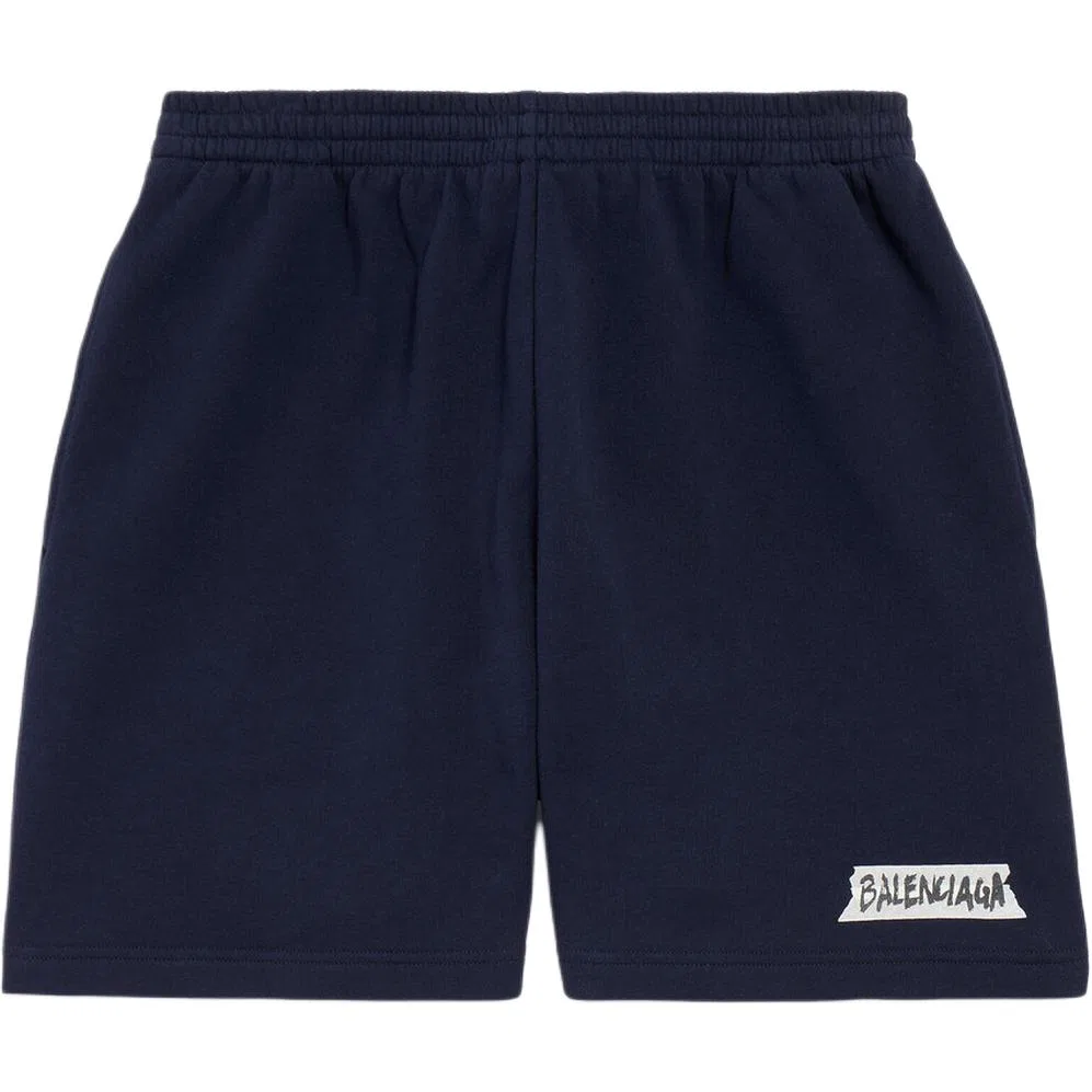 Мужские шорты свободного кроя Balenciaga, Marine Blue