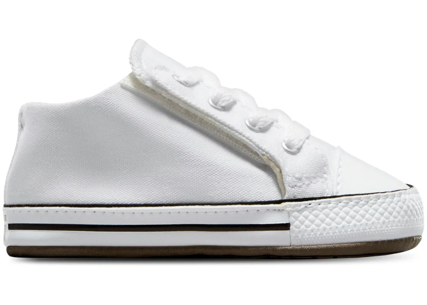Детские кеды на шнуровке Converse Chuck Taylor All Star Cribster Canvas, White/Natural Ivory/White