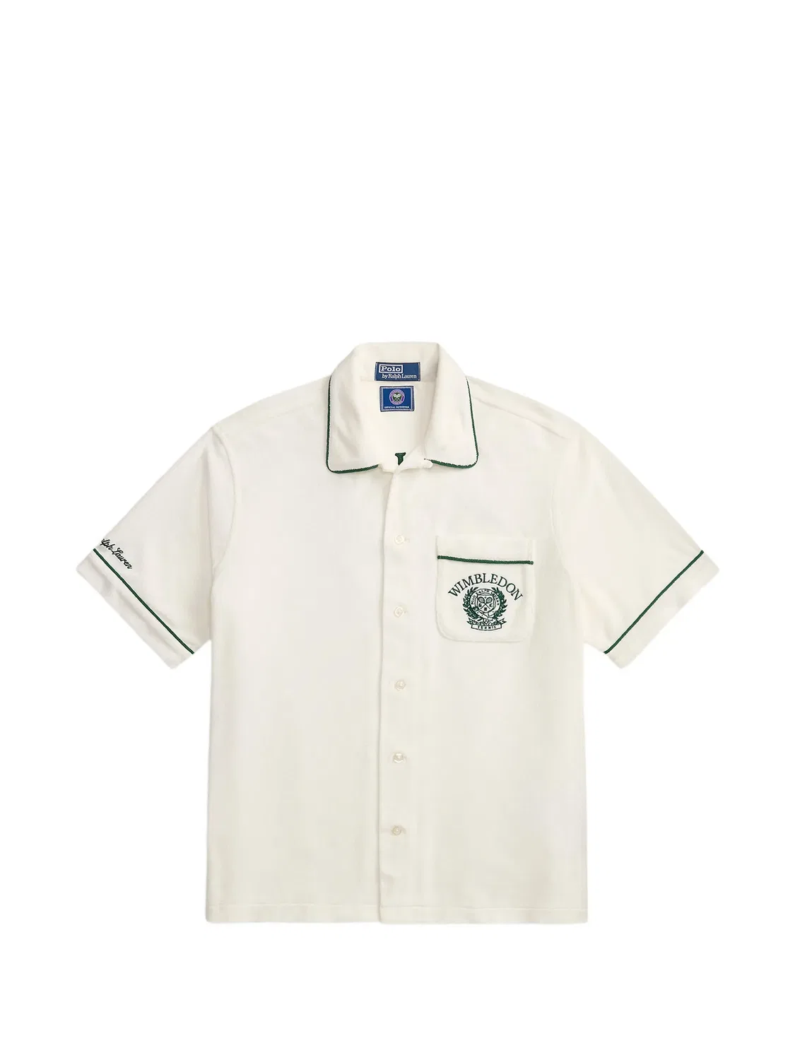 Рубашка кемп белая Polo Ralph Lauren, белый