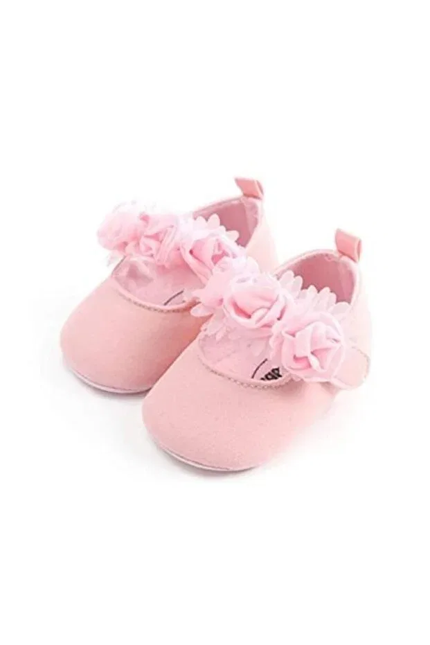 Детские пинетки для девочек без застежки Hira Kids Collection, Pink