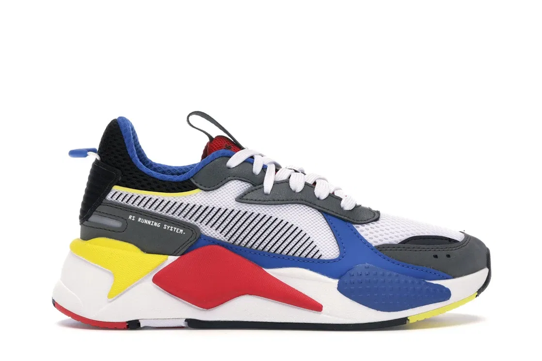 Детские кроссовки Lifestyle Puma RS-X Toys, White/Blue-High Risk Red
