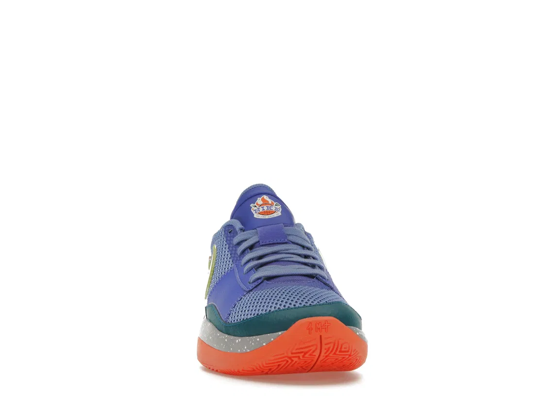 Детские кроссовки для баскетбола Nike Ja 1, Blue Joy/White/Geode Teal/Safety Orange — фото 2