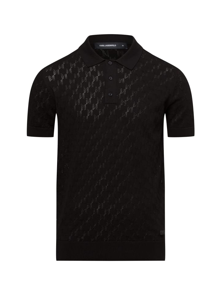 

Футболка поло Karl Lagerfeld, черный