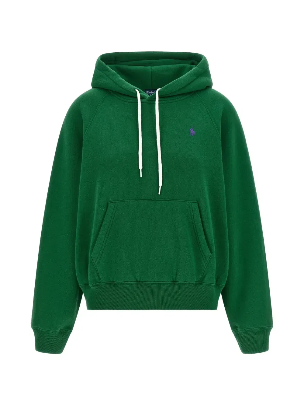 Толстовка с вышитыми рукавами реглан POLO RALPH LAUREN, зеленый