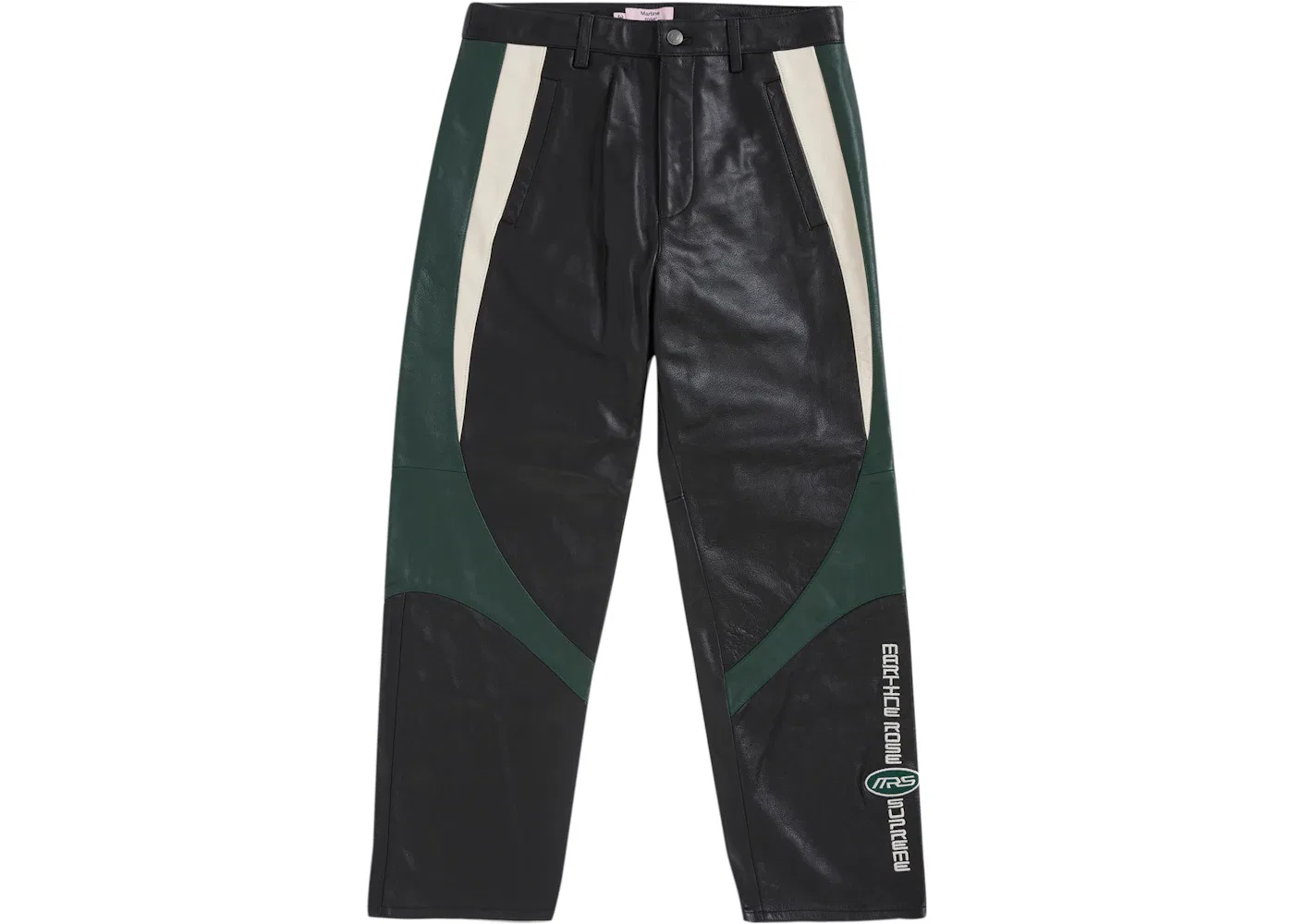 Мужские брюки из кожи Martine Rose Supreme, Black