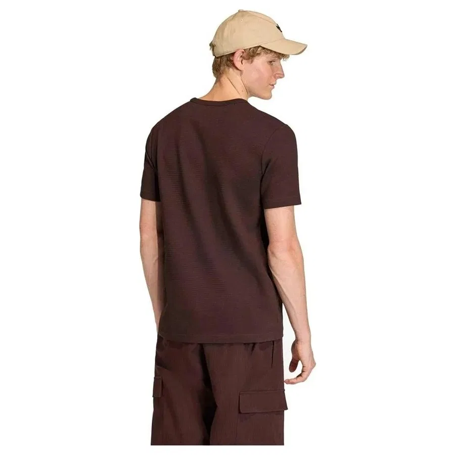 Мужская футболка с коротким рукавом adidas Ess W Tee KE1136, Коричневый — фото 3
