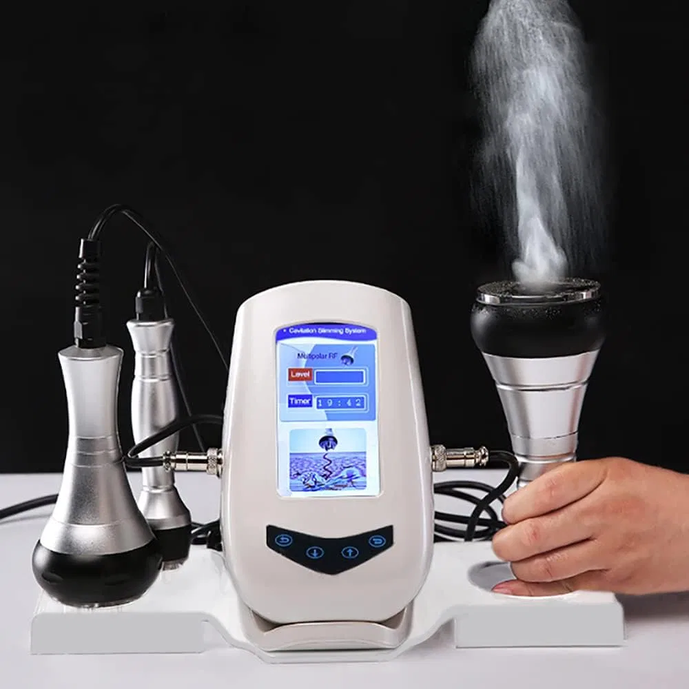 Антицеллюлитный массажер 3 в 1, Ultrasonic Cavitation RF, Kangten, Белый — фото 4