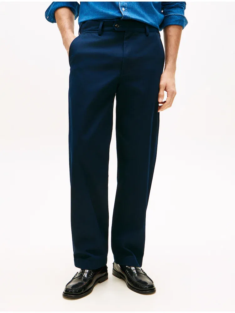 Чинос брюки Heritage Chino TOMMY HILFIGER, Navy — фото 3