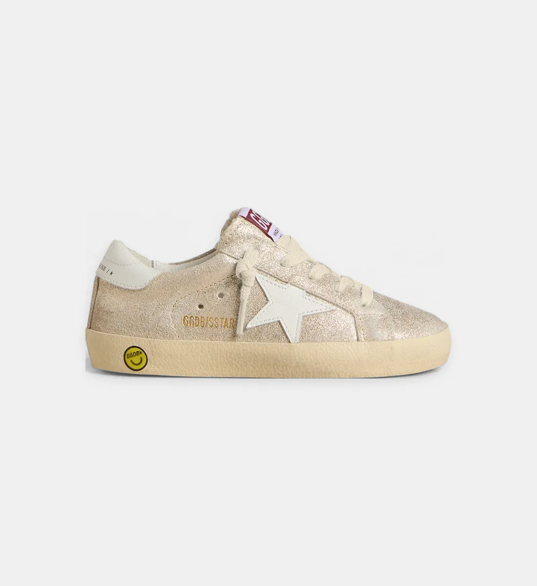 Низкие кожаные кеды Super Star GOLDEN GOOSE, бежевый