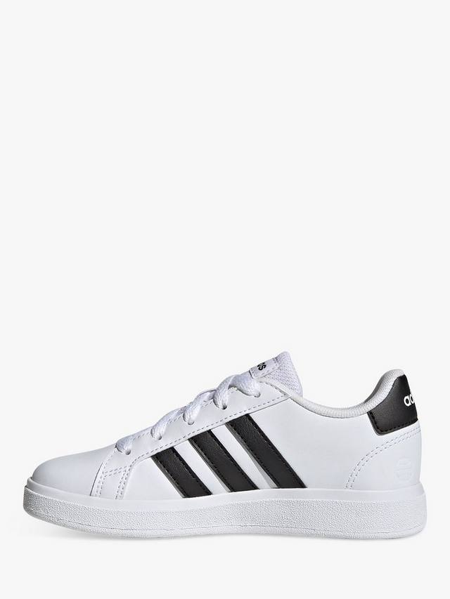 Детские кроссовки Grand Court 2.0 adidas, White/Black — фото 2