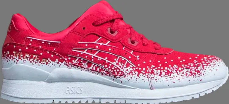 Кроссовки gel lyte 3 snowflake Asics, красный