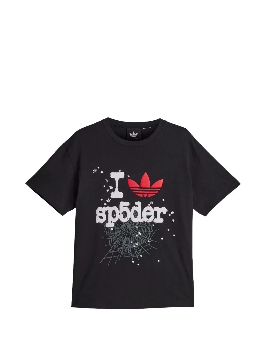 Футболка X Sp5der с графичным принтом Adidas, черный
