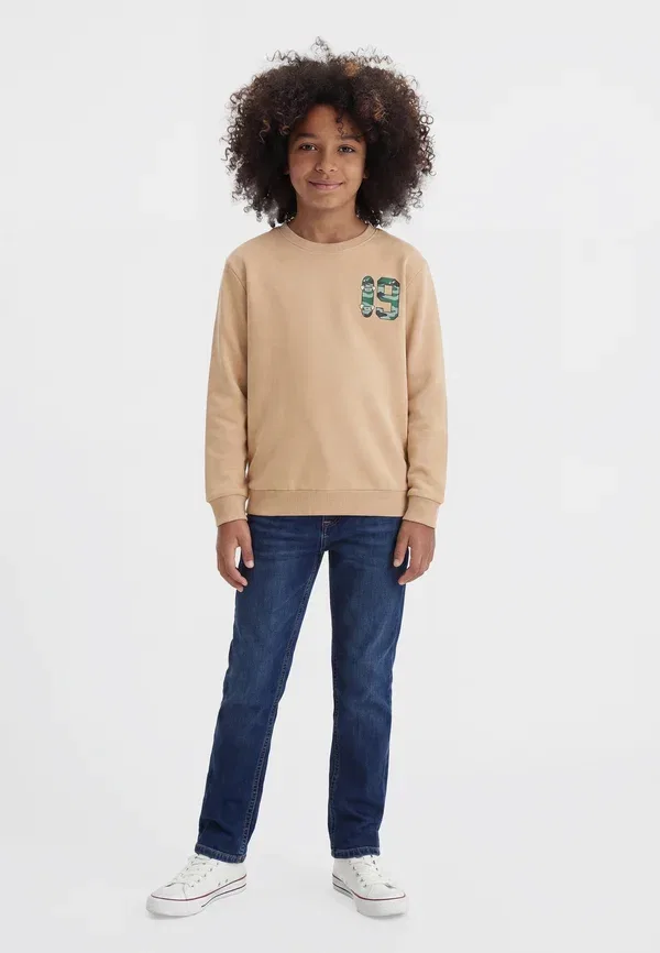 Худи с принтом Nkmvasha ls nreg sweat unb - sweatshirt Name It, Sesame