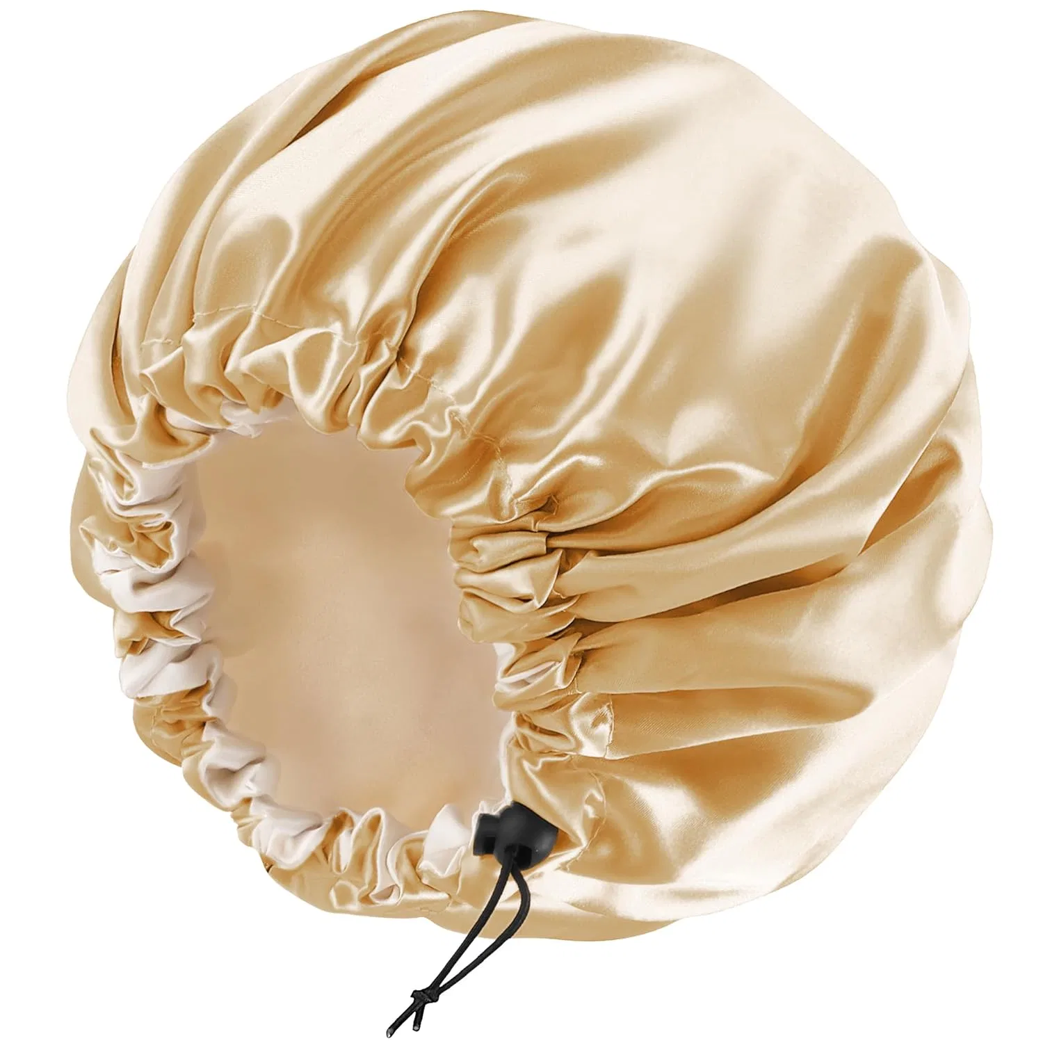 Шапочка для душа Satin Double Layer Adjustable, Edoneery, Khaki