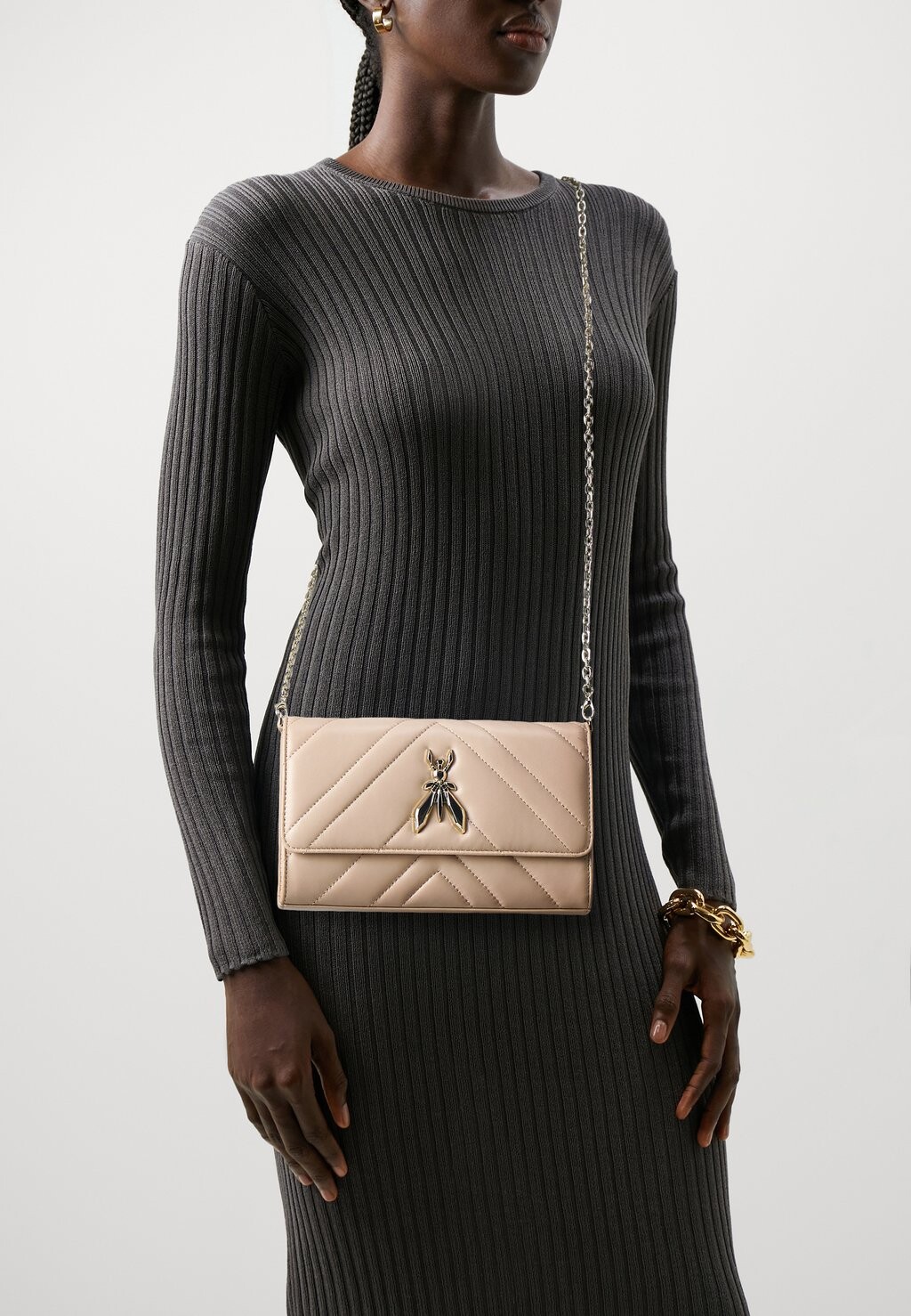 

Сумка через плечо BAG Patrizia Pepe, цвет Camel/Beige