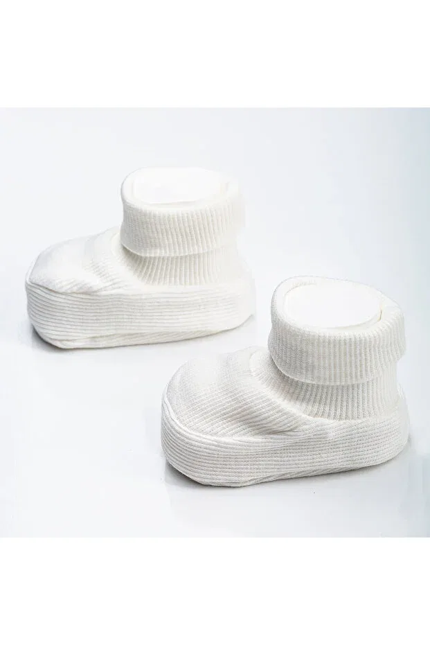 Детские пинетки хлопковые Minikut, White