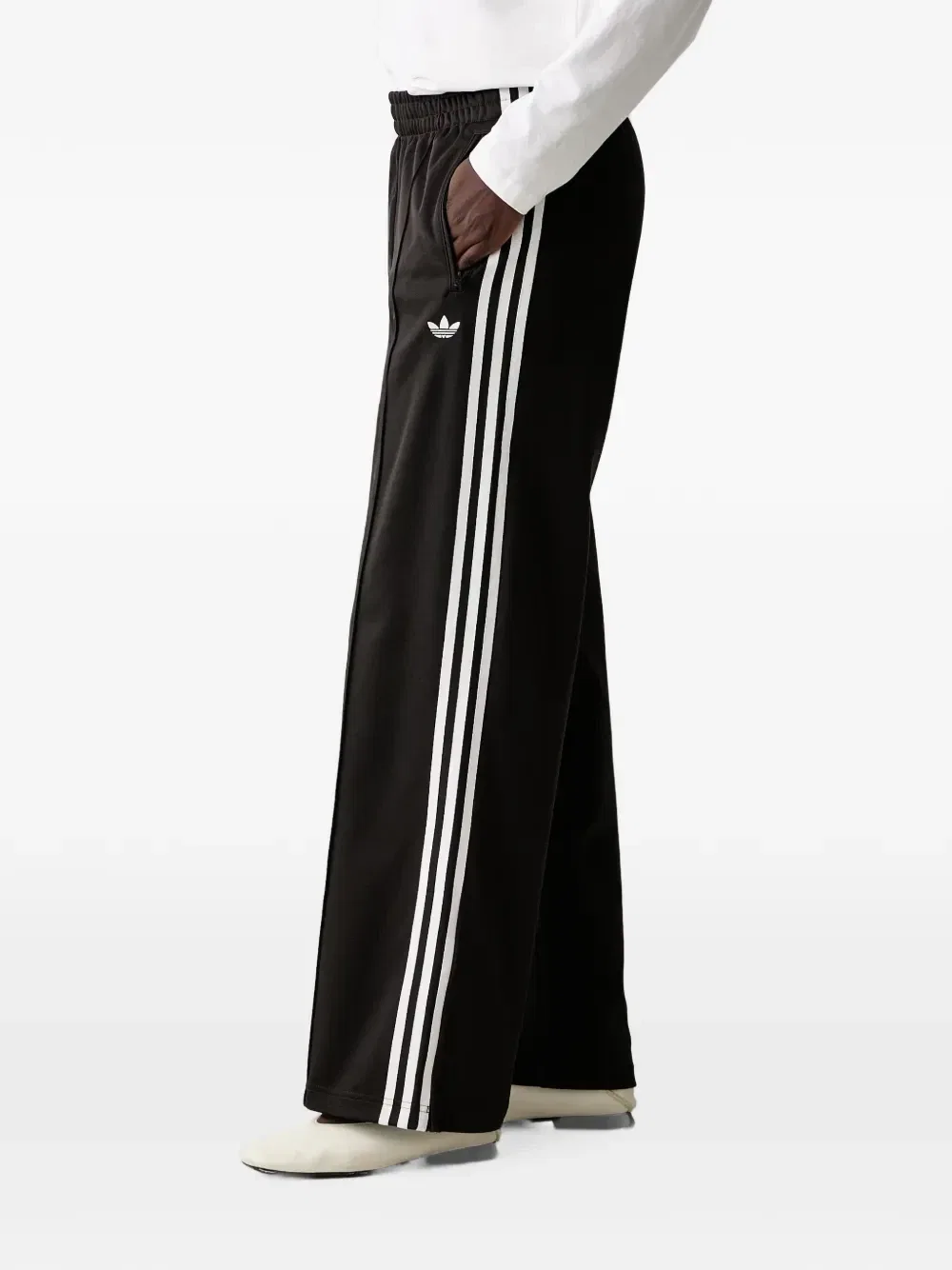 Спортивные брюки с кружевной накладкой Adidas, черный — фото 4