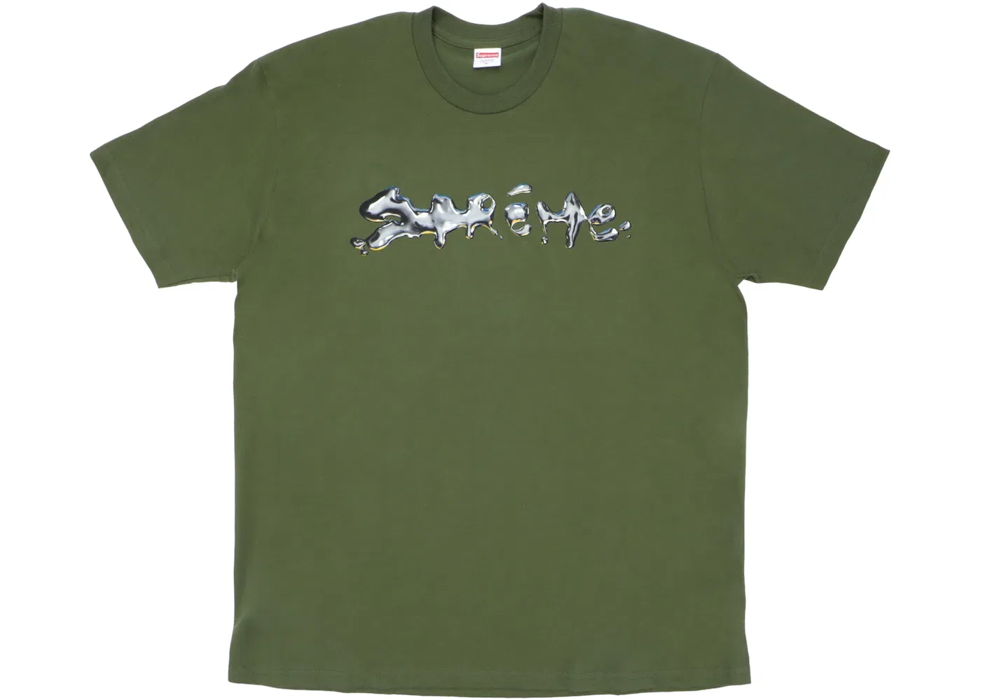 Мужская футболка с принтом Liquid Tee Supreme, Olive