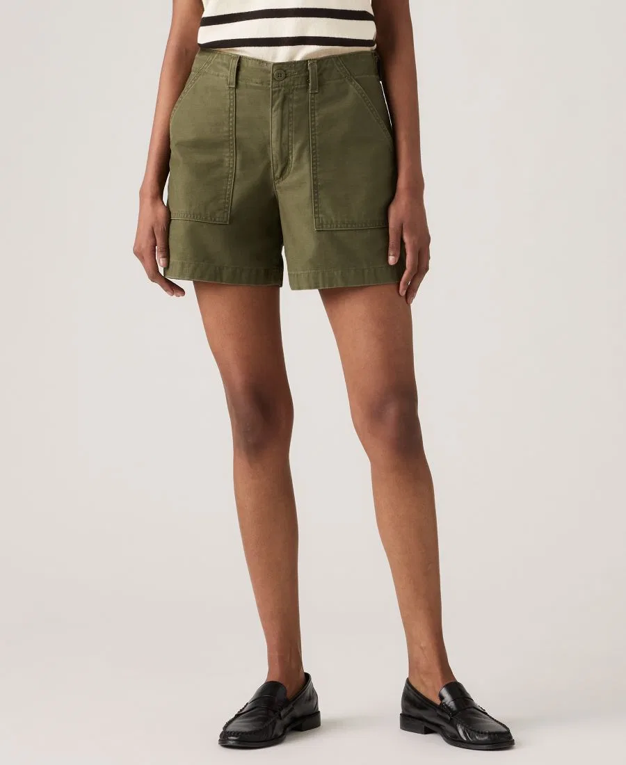 Шорты Levi's Cinch Utility Mid-Rise, Ivy Green — фото 4