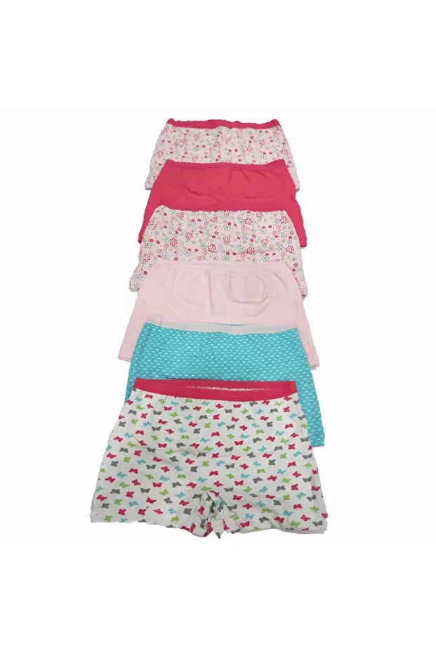 Детские трусы для девочек с принтом 6-предметный набор shorts Generic Brands, Mixed Color