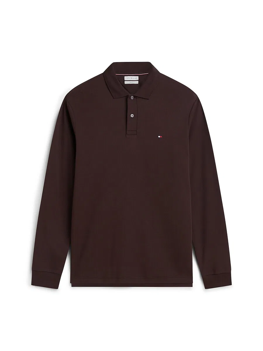 Футболка TOMMY HILFIGER темно-коричневого цвета