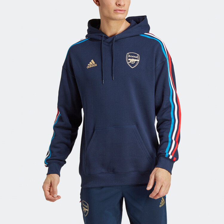 Толстовка мужская Adidas Arsenal студенческая, темно-синий — фото 2