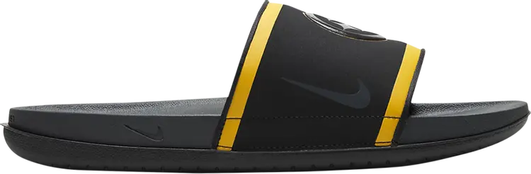

Сандалии Nike NFL x OffCourt Slide 'Pittsburgh Steelers', черный