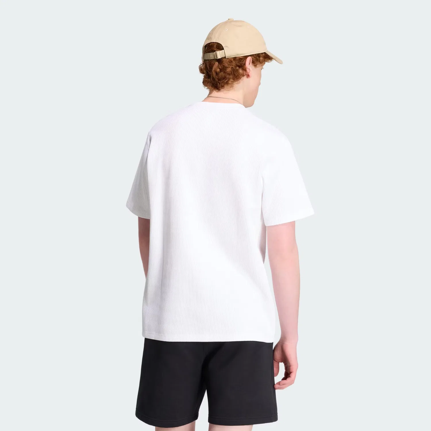 Футболка Adidas Originals Trefoil Essentials белого цвета — фото 3
