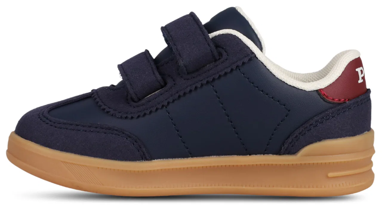 Детские кроссовки для мальчиков с двумя ремешками-липучками Frazier KHK Super Polo, Dark Navy/Navy/Burgundy — фото 2