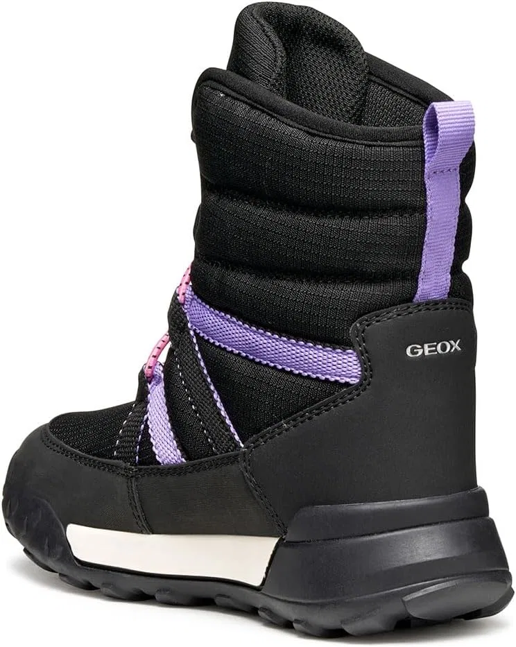 Детские ботинки для девочек J Trekkyup Girl B Ab Geox, Black Lilac — фото 4