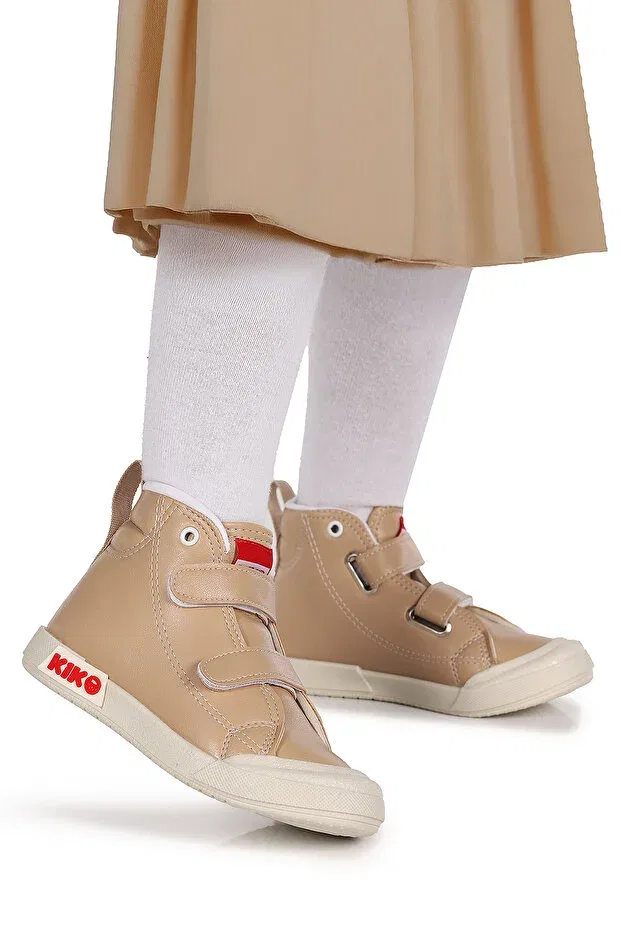 Детские ботинки для девочек без каблука Garf daily velcro baby girl boots shoes Kiko Kids, Ten — фото 3