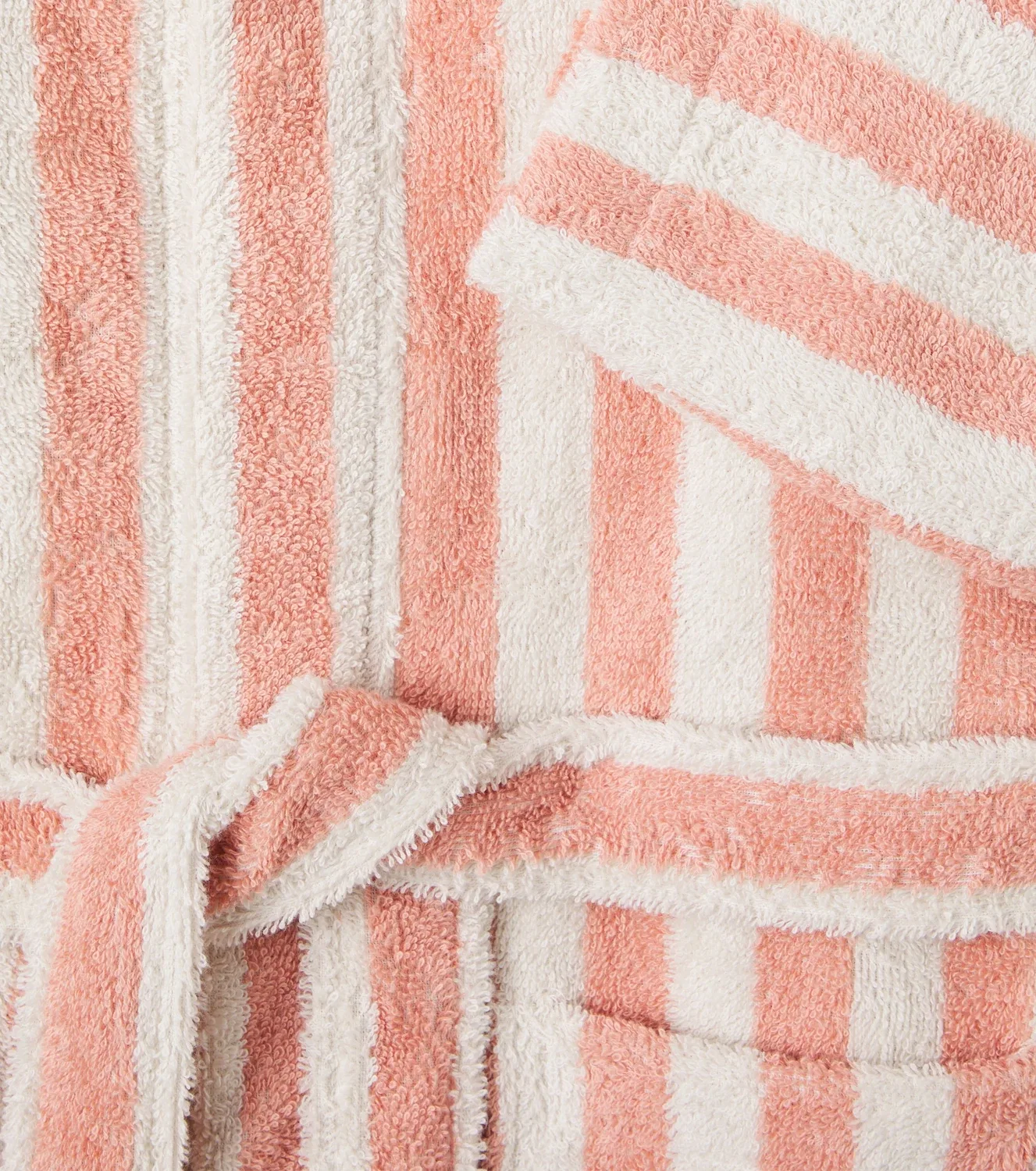 Махровый халат с капюшоном Liewood, Coral Pink Cream — фото 2