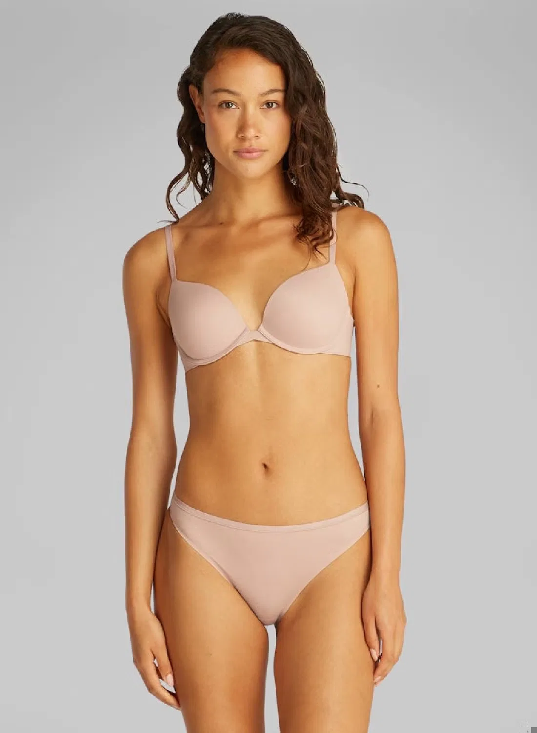 Плавки бикини с гладкой посадкой Perfectly Fit Calvin Klein, кедровый