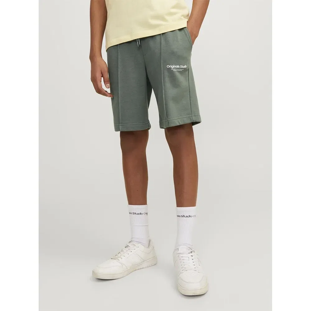Детские шорты спортивные с утяжкой Jack & jones Vester, Grey