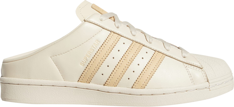 Кроссовки Adidas Wmns Superstar Mule 'Halo Ivory', кремовый - фото