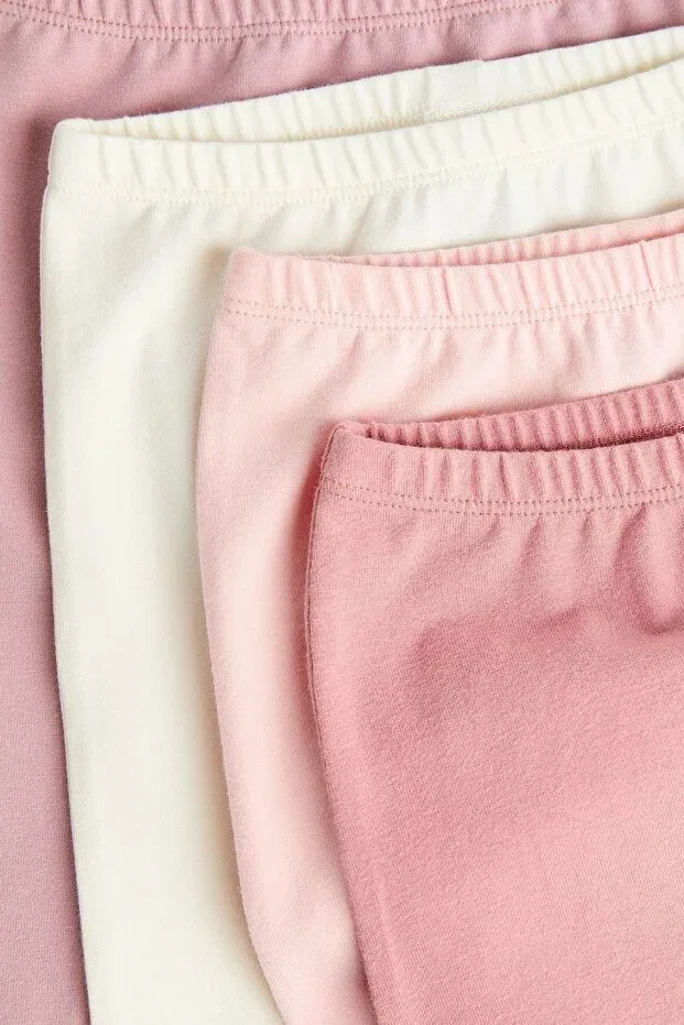 Детский для девочек комплект спортивных штанов Next Baby, Pink — фото 4