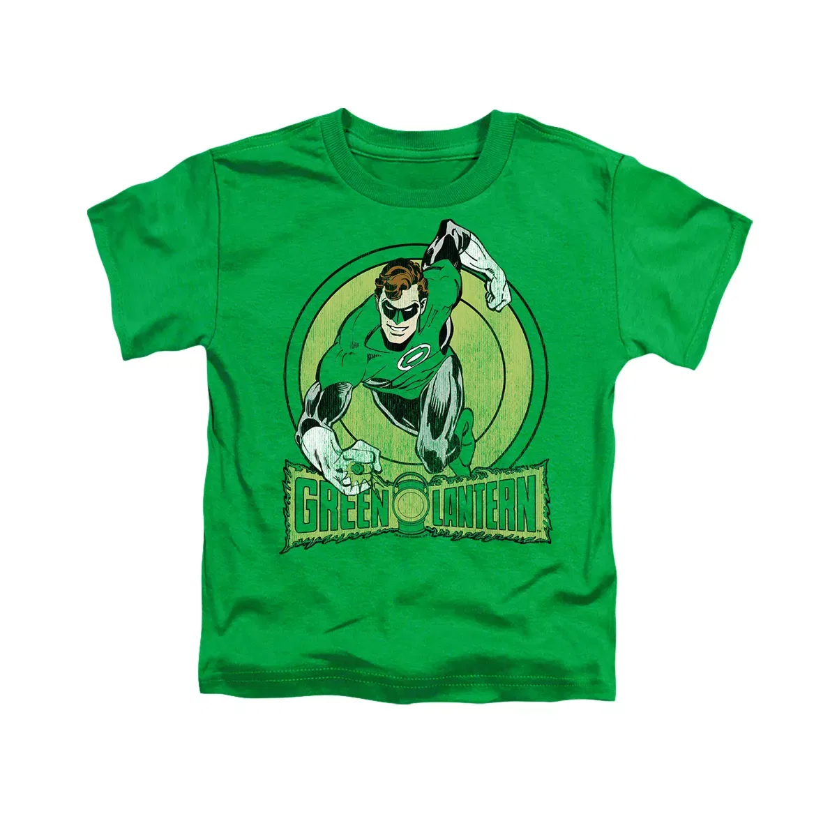 Детская футболка с принтом Green Lantern DC Comics, Kelly Green