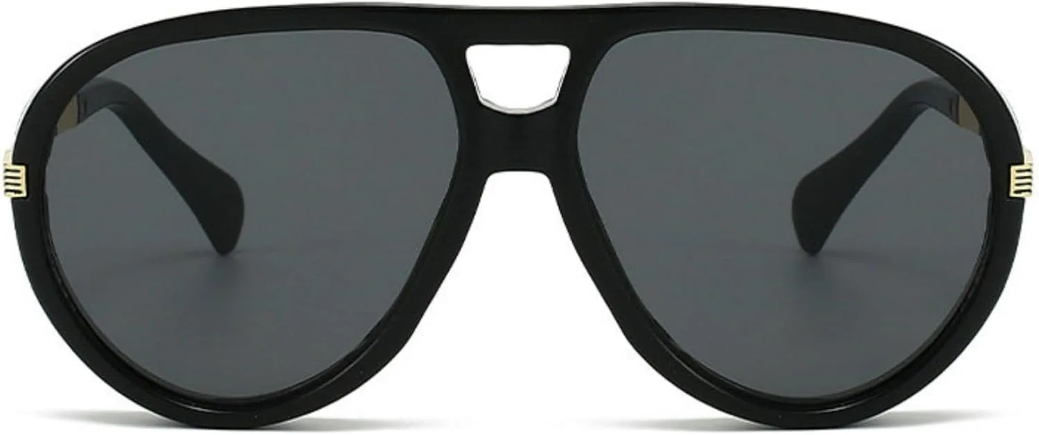 

Солнцезащитные очки Willochra в стиле ретро «пилот» для женщин и мужчин, в стиле 70-х, винтажные, с двойной перемычкой, градиентные, защита от ультрафиолета UV400, C1