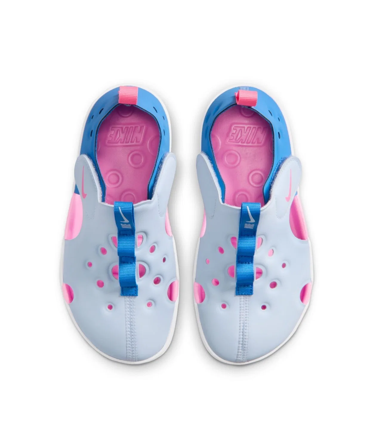 Детские сандалии с закрытым носком, модель Sunray Protect 4 PS NIKE, Blue — фото 4